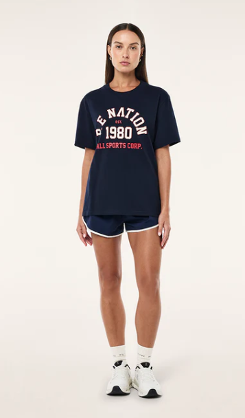 Backspin Tee - Dark Navy