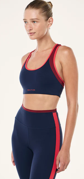 Convex Sports Bra - Dark Navy