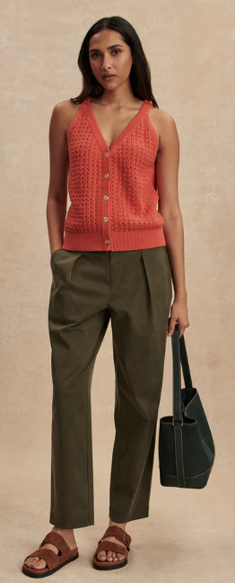 Alessia Knit Tank - Summer Fig