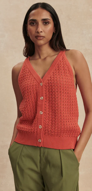 Alessia Knit Tank - Summer Fig
