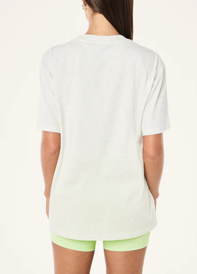 Glide Relaxed Tee - Snow Marl