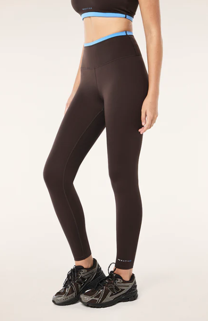 Vita Full Length Legging - Coffee/Marina