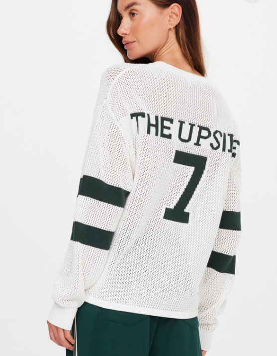 Fenway Sebastien Knit Crew - Cream (Green Detail)
