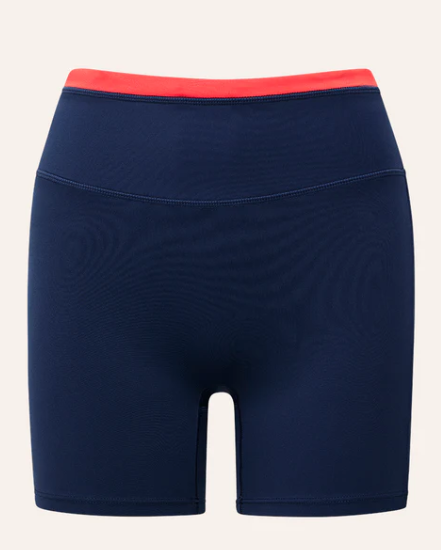 Rapid 5" Pocket Bike Short - Dark Navy/College Red