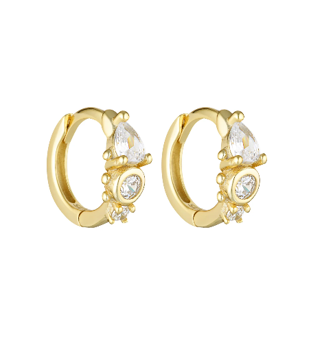 Heirloom Huggies - Gold/Clear