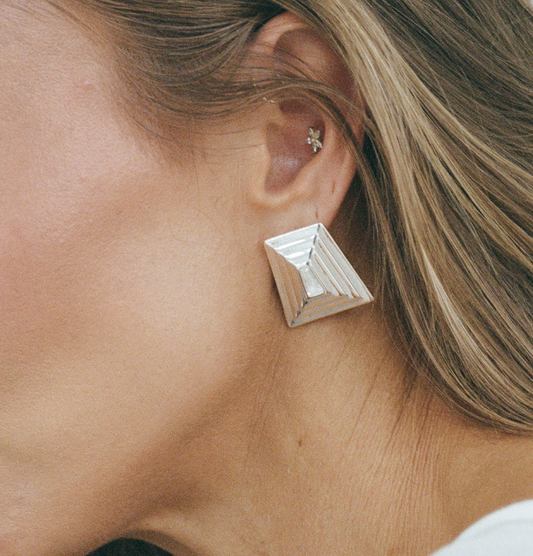 Gabrielle Earrings - Silver