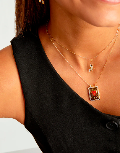 Red Heart Boheme - Gold Plated