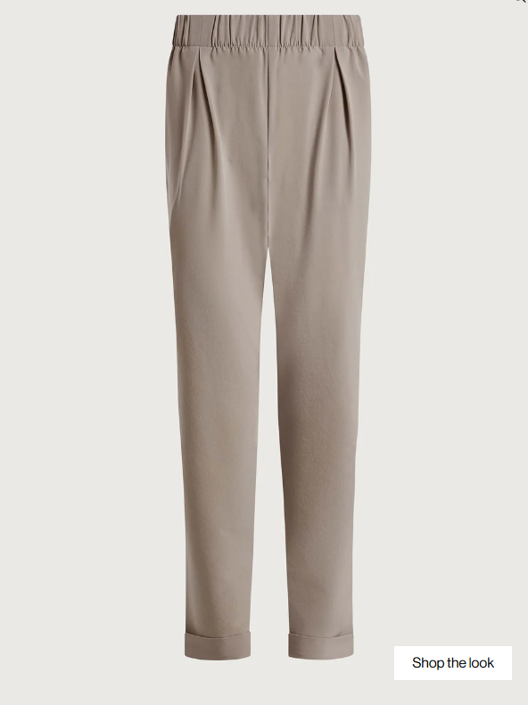 Alana 2.0 Tapered Leg Pant 27"- Simply Taupe