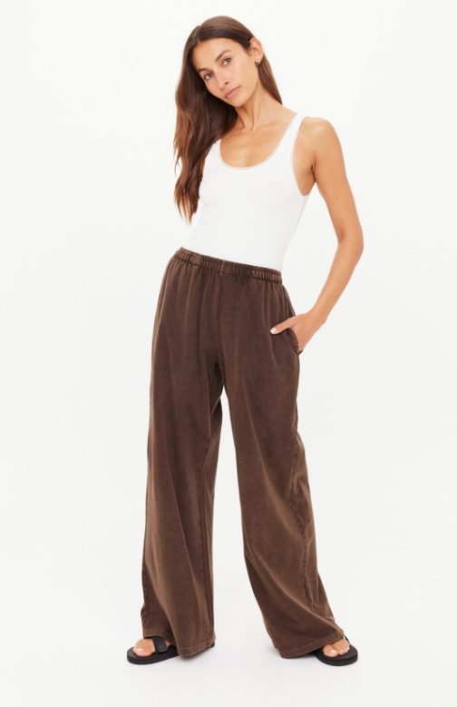 Soho Tokio Wide Leg Pant - Cocoa