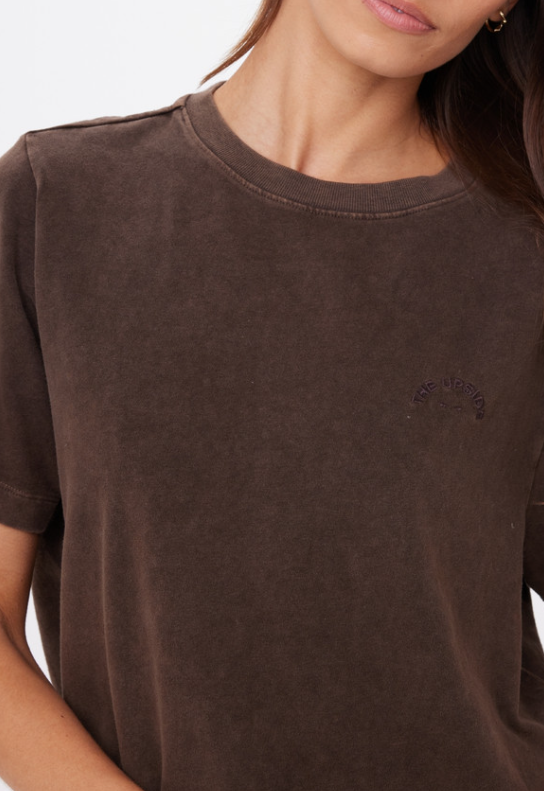 Soho Eva Crew Neck Tee - Cocoa