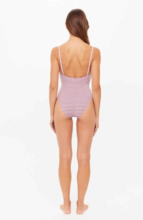 Miami Flow Scoop One Piece - Stripe