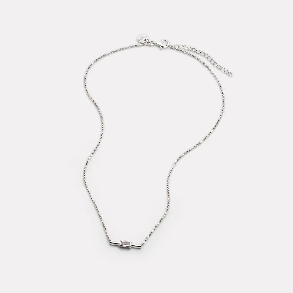 Skye Silver Cubic Zirconia Necklace