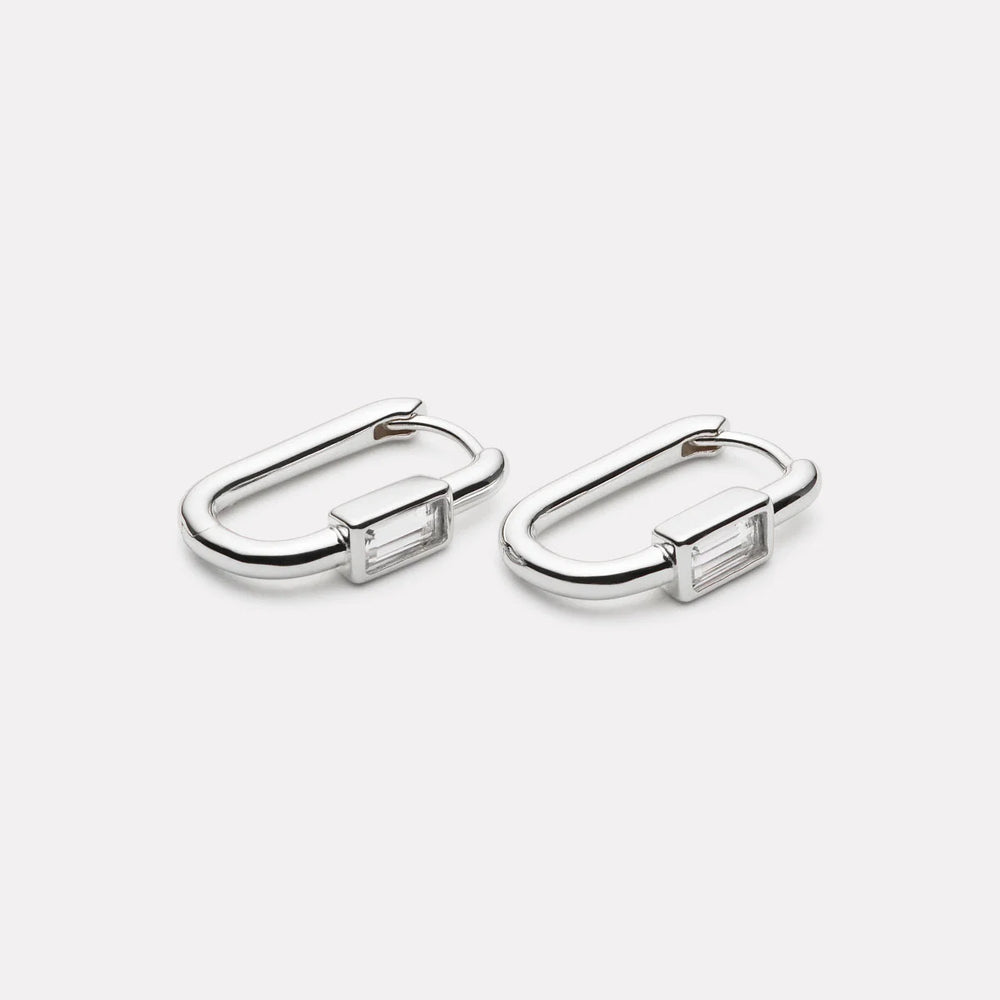 Skye Silver Cubic Zirconia Earring