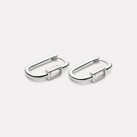 Skye Silver Cubic Zirconia Earring