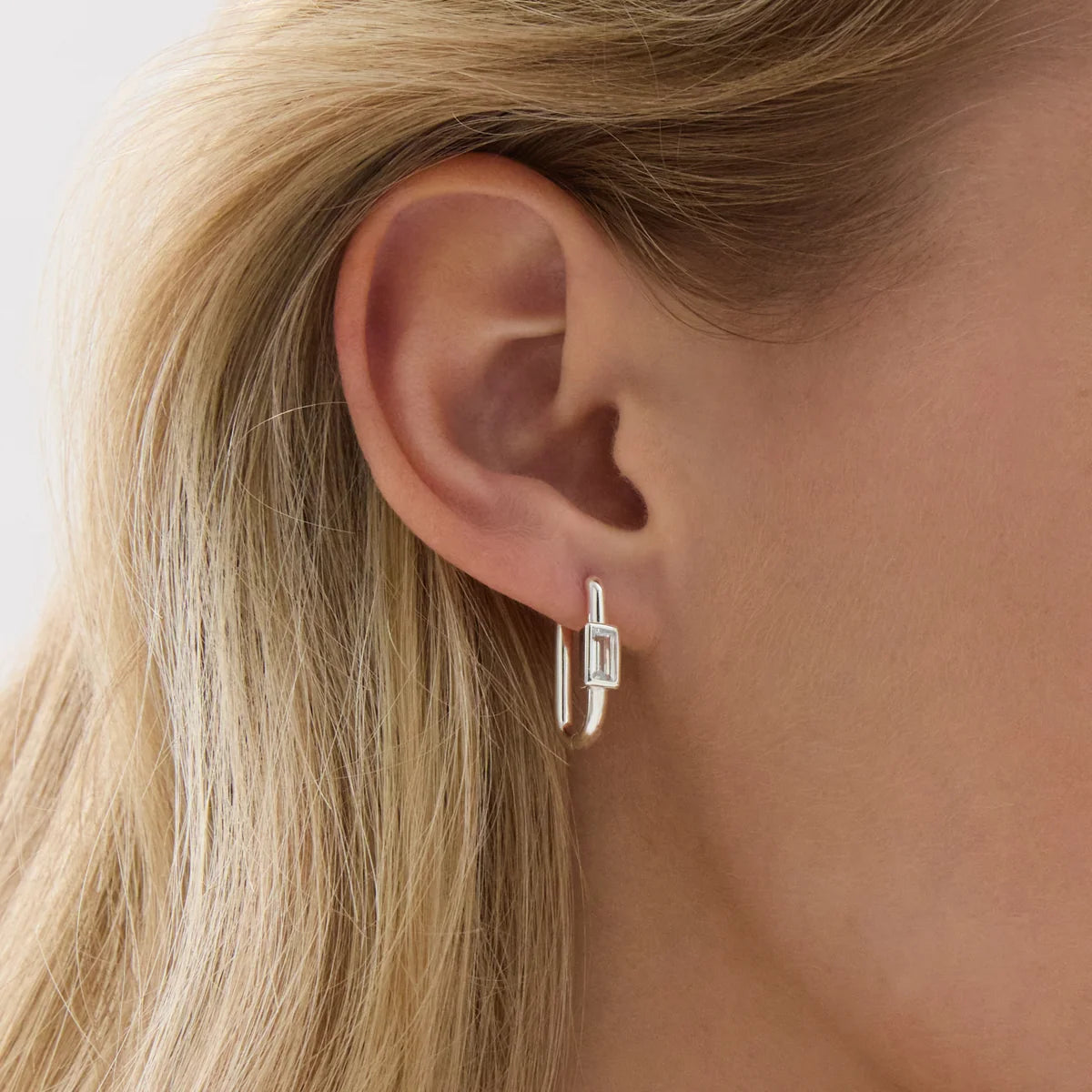 Skye Silver Cubic Zirconia Earring