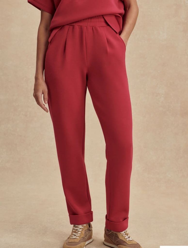 The Rolled Cuff Pant 25 - Rich Raspberry
