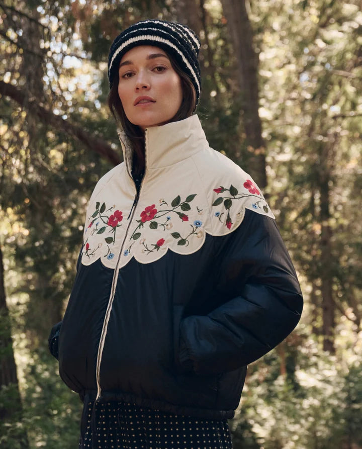 The Wildflower Puffer - Almost Black