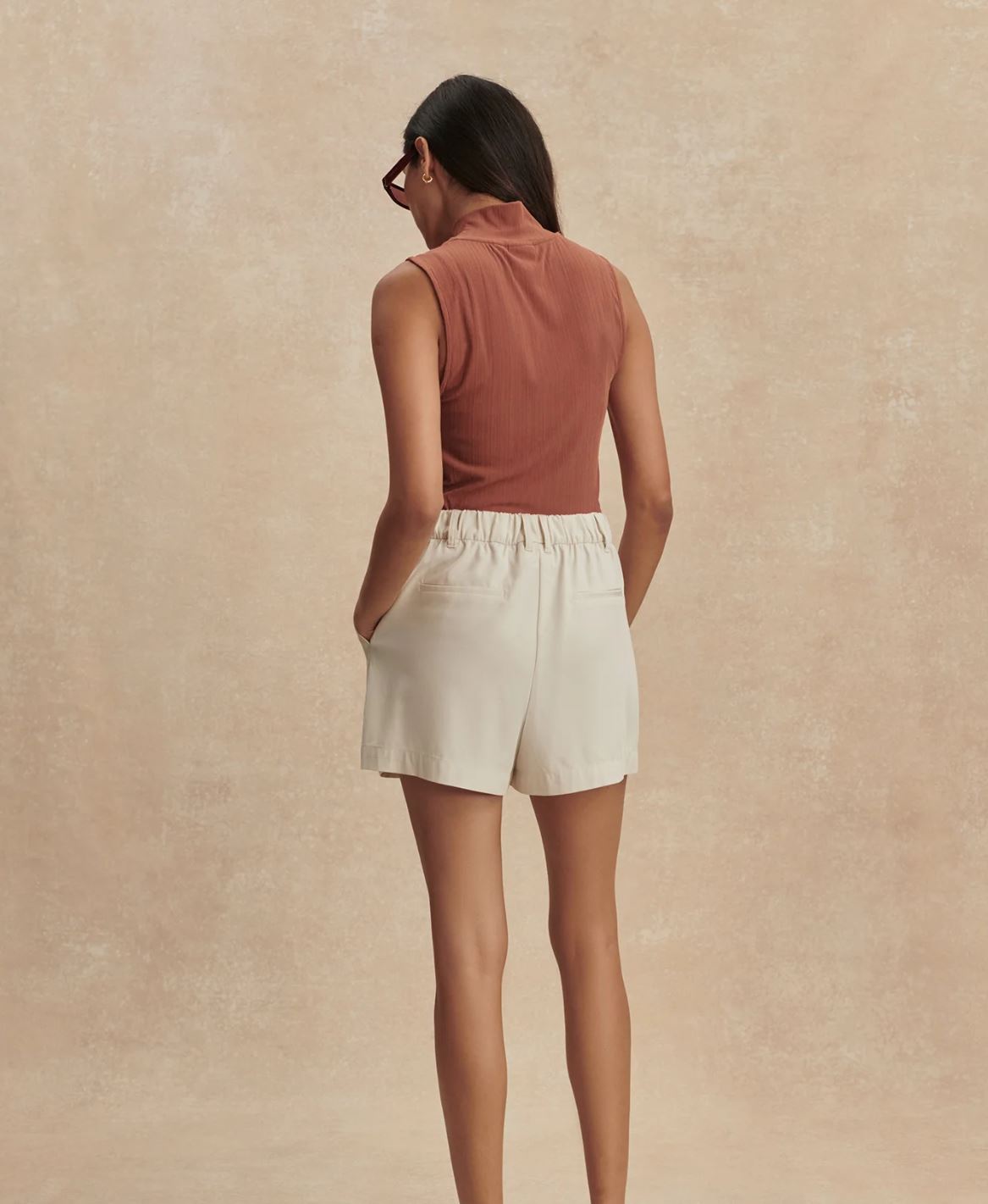 Tansy Woven Short 3" - Ivory