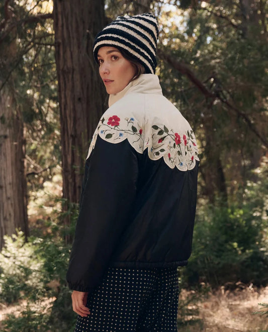 The Wildflower Puffer - Almost Black
