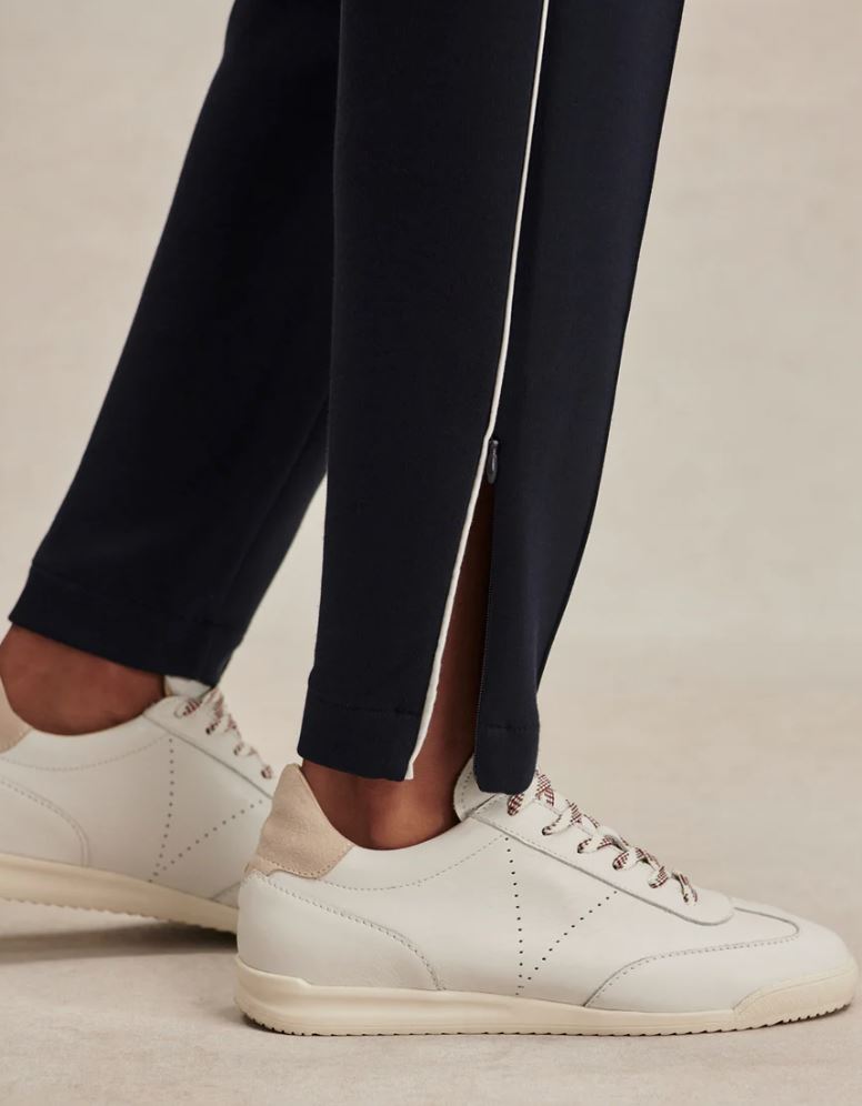 The Slim Pintuck Pant 27.5 - Navy