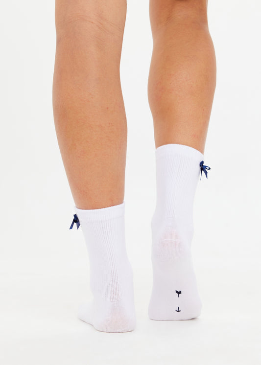 Lavalliere 2 Pack Sock - White