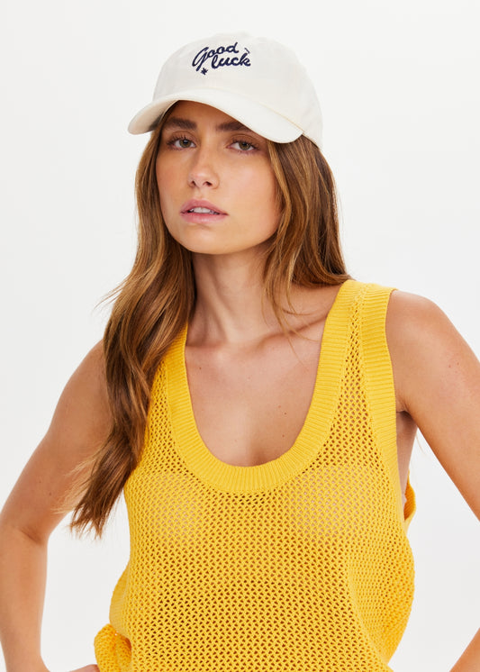 Good Luck Soft Cap -Creme