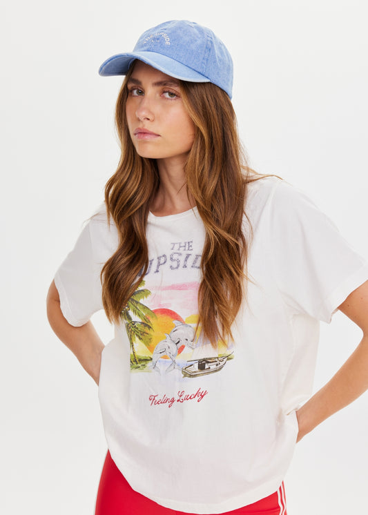 Washed Denim Cap - Blue