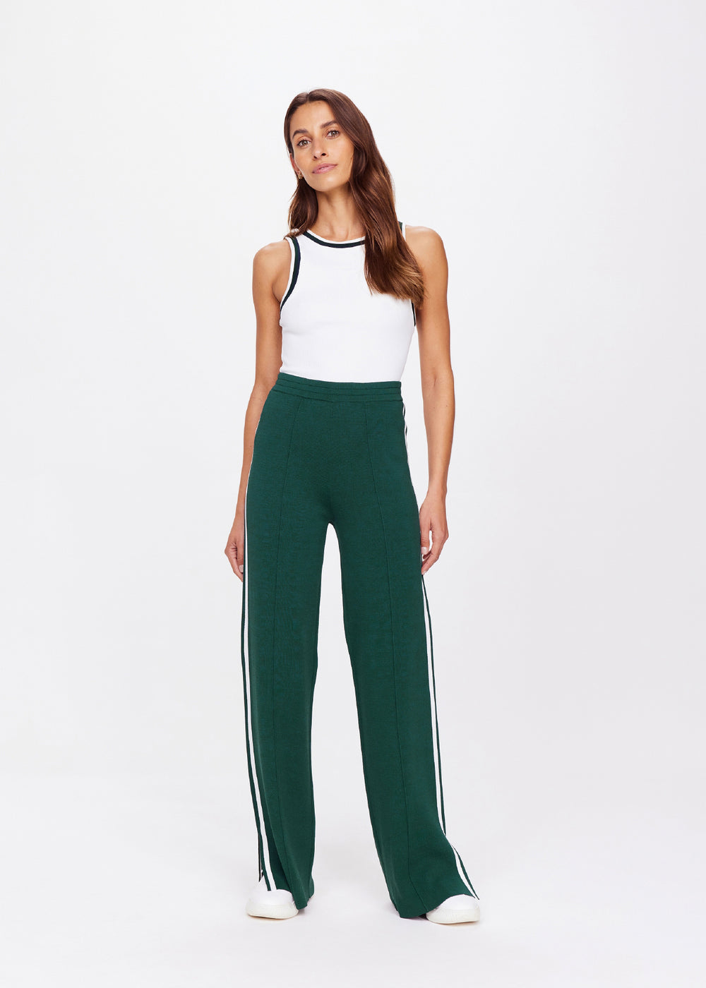 Les Border Freya Knit Pant - Eden