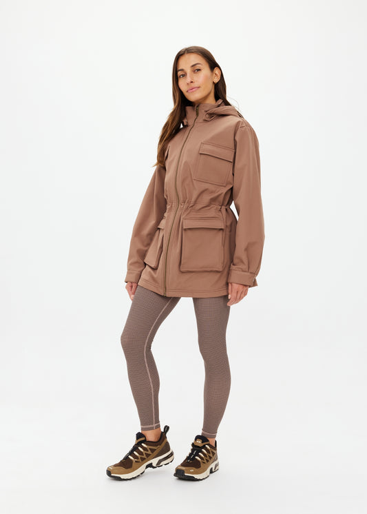 Freddie Fleece Anorak Jacket - Mocha