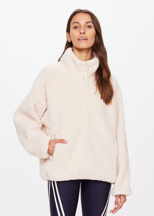 Harlow Fleece Pullover - Natural