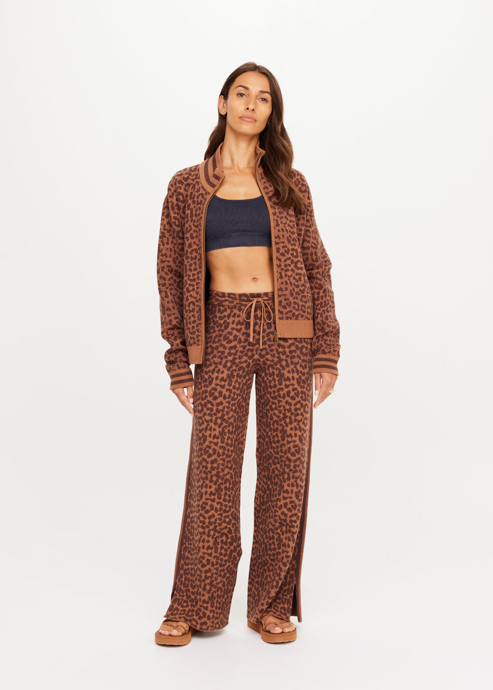 Malawi Tia Knit Pant - Leopard