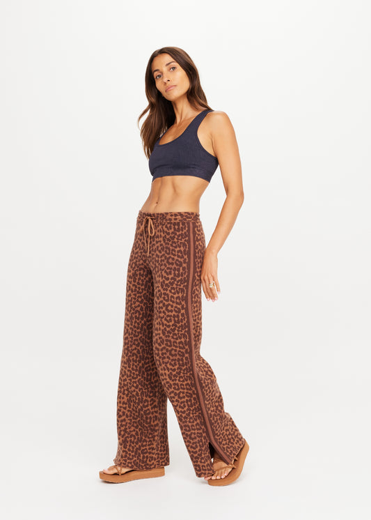 Malawi Tia Knit Pant - Leopard