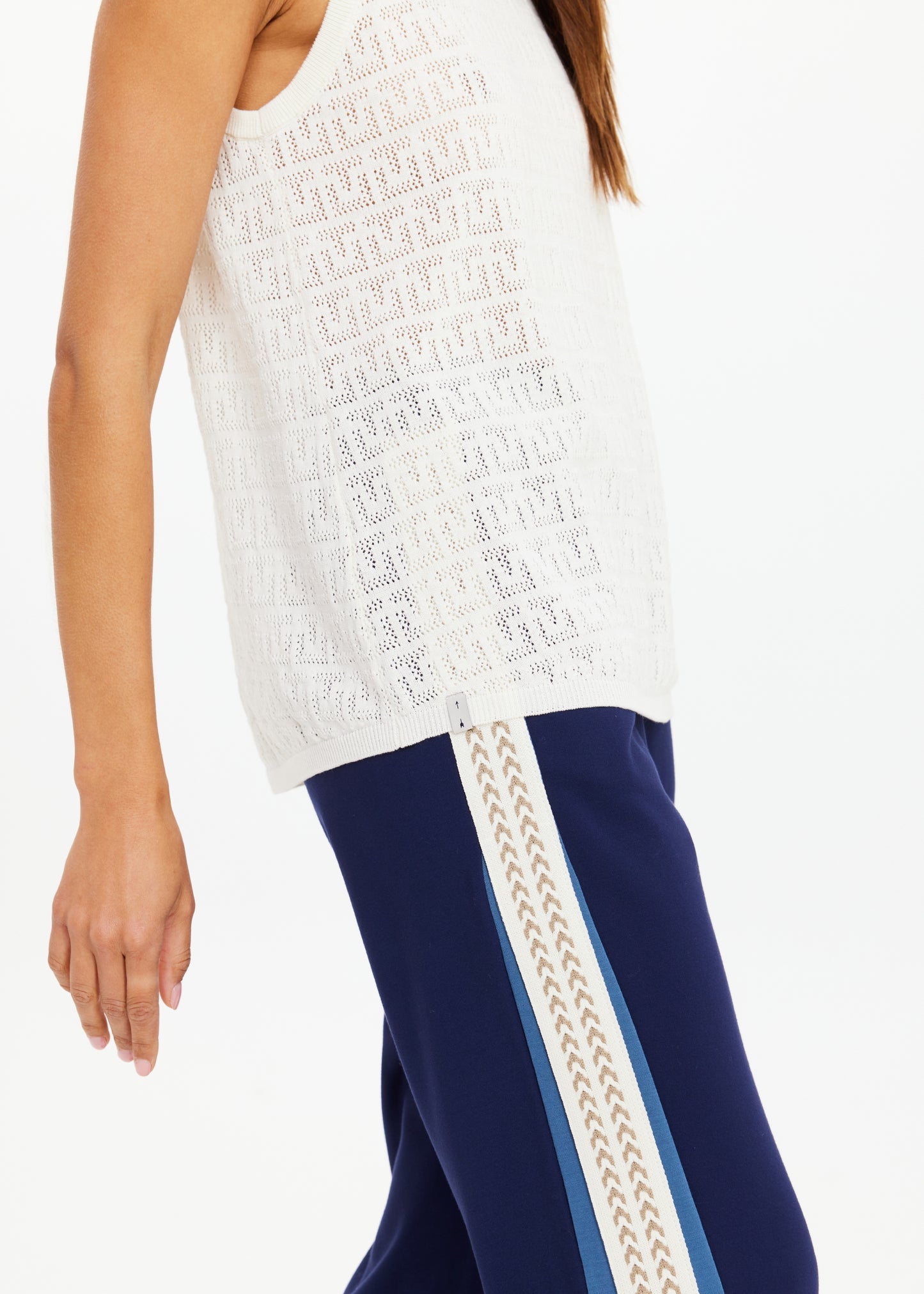 Chennai Knitted Tara Tank - Cream
