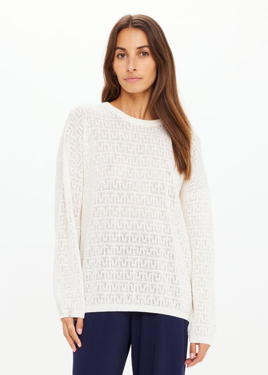 Chennai Yelena Knitted Top - Cream