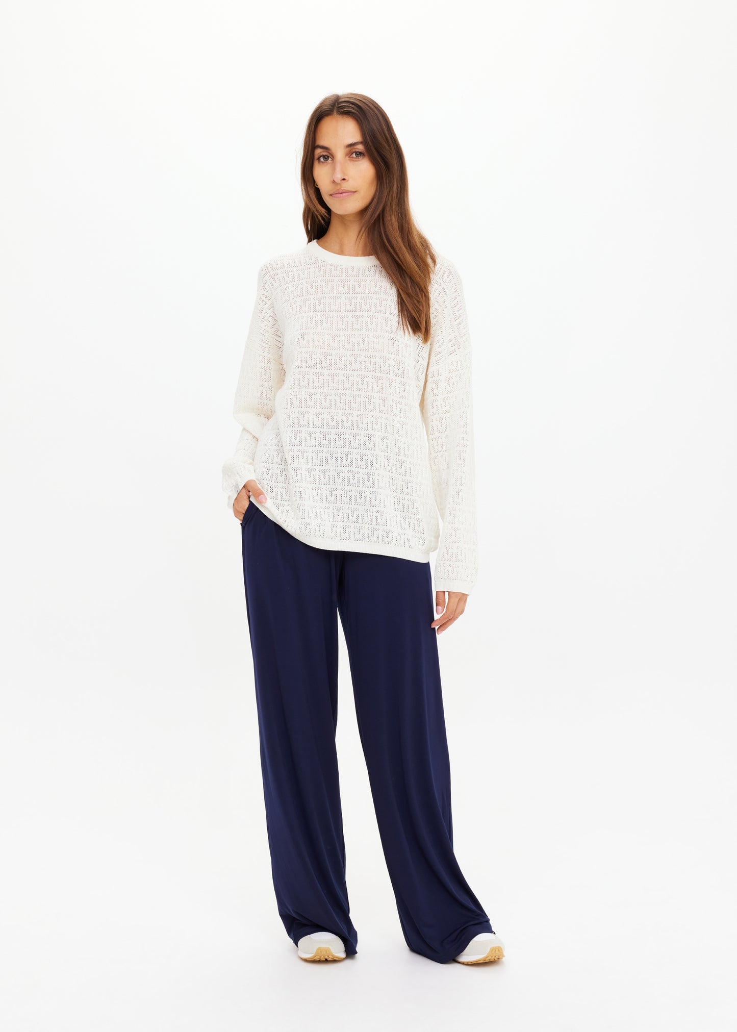 Chennai Yelena Knitted Top - Cream