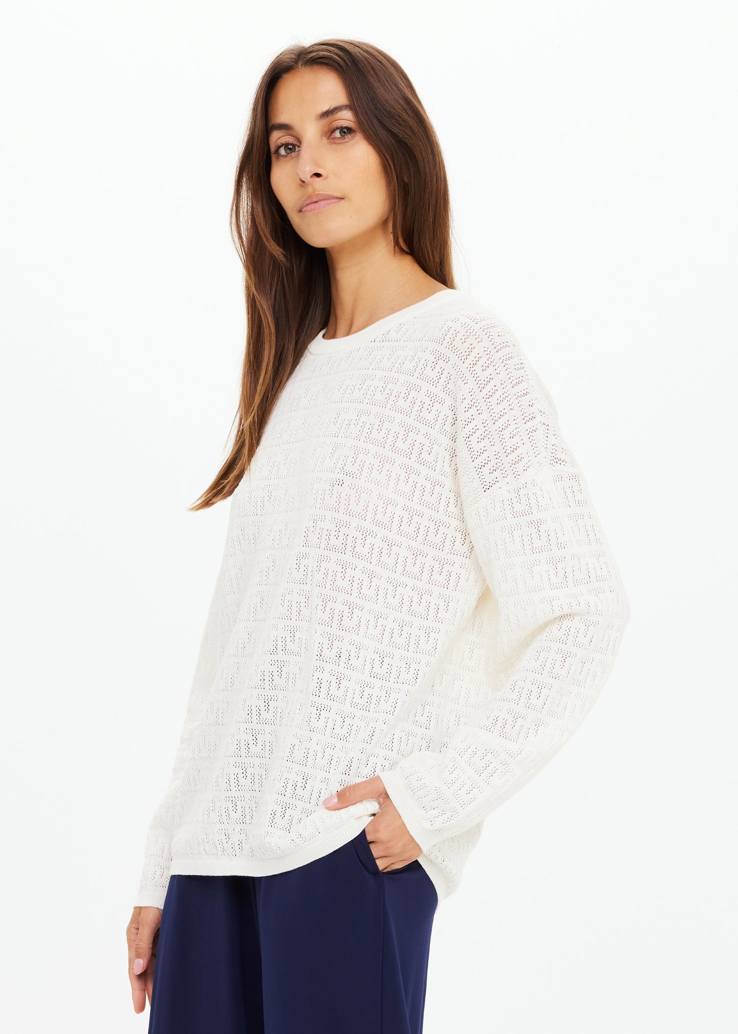Chennai Yelena Knitted Top - Cream