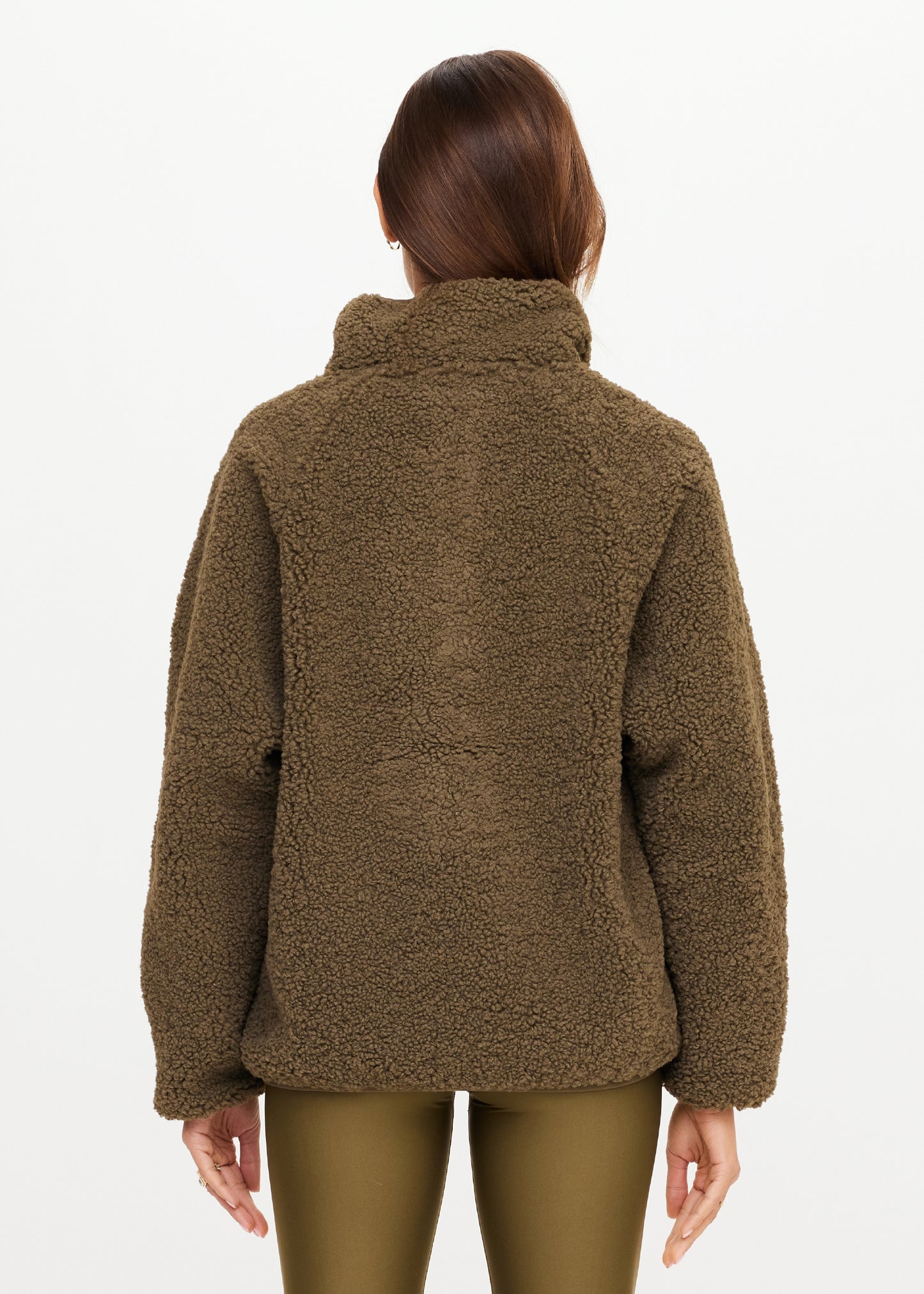 Harlow Fleece Pullover - Olive