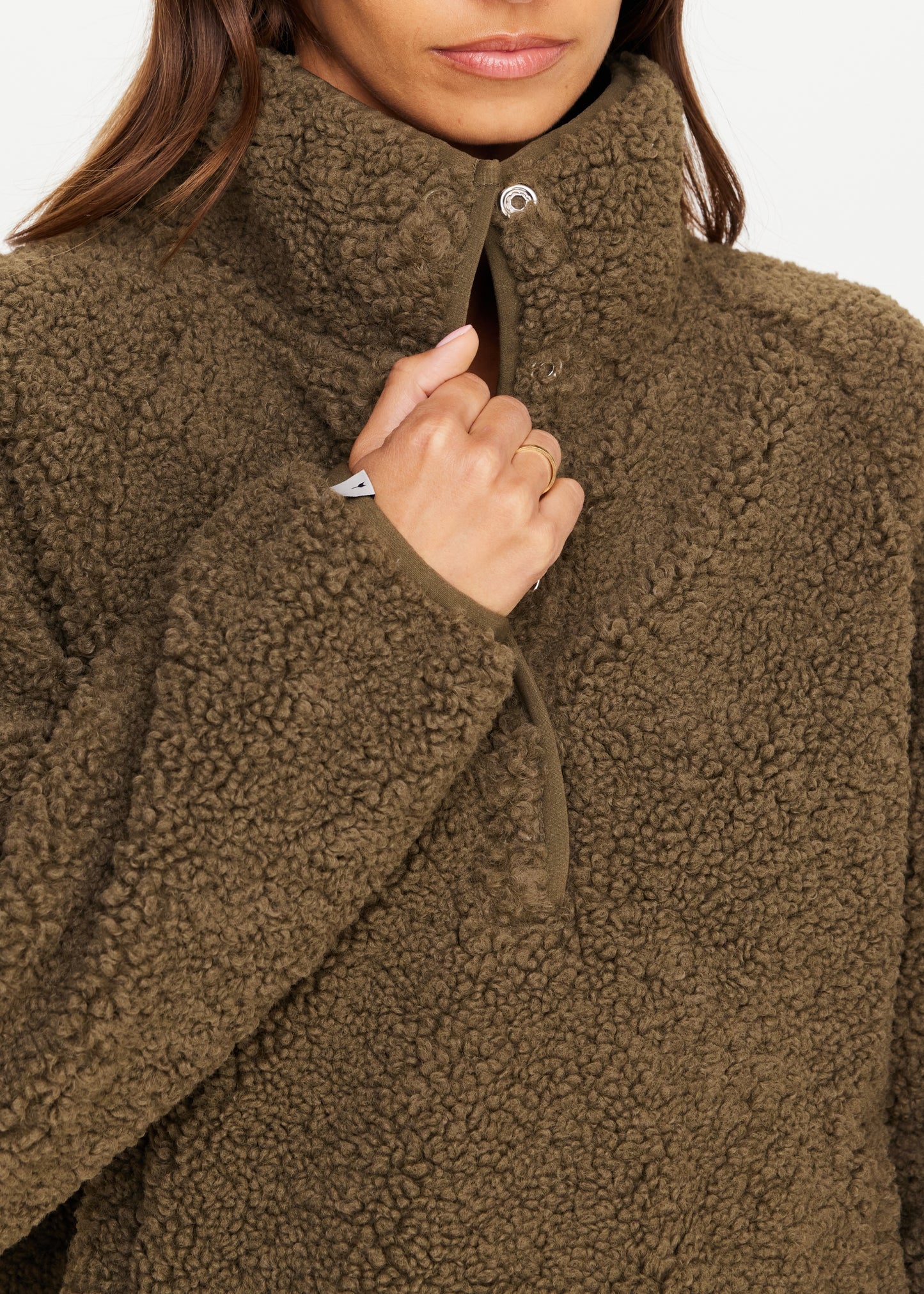 Harlow Fleece Pullover - Olive