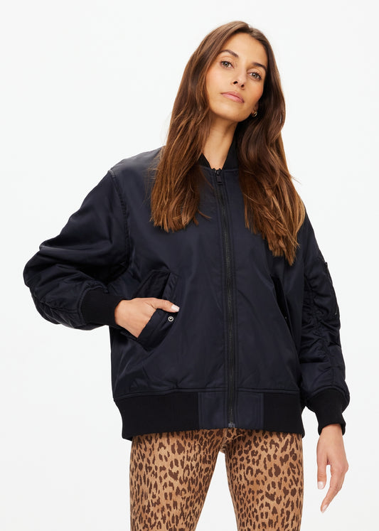 Tribute Bomber Jacket - Black