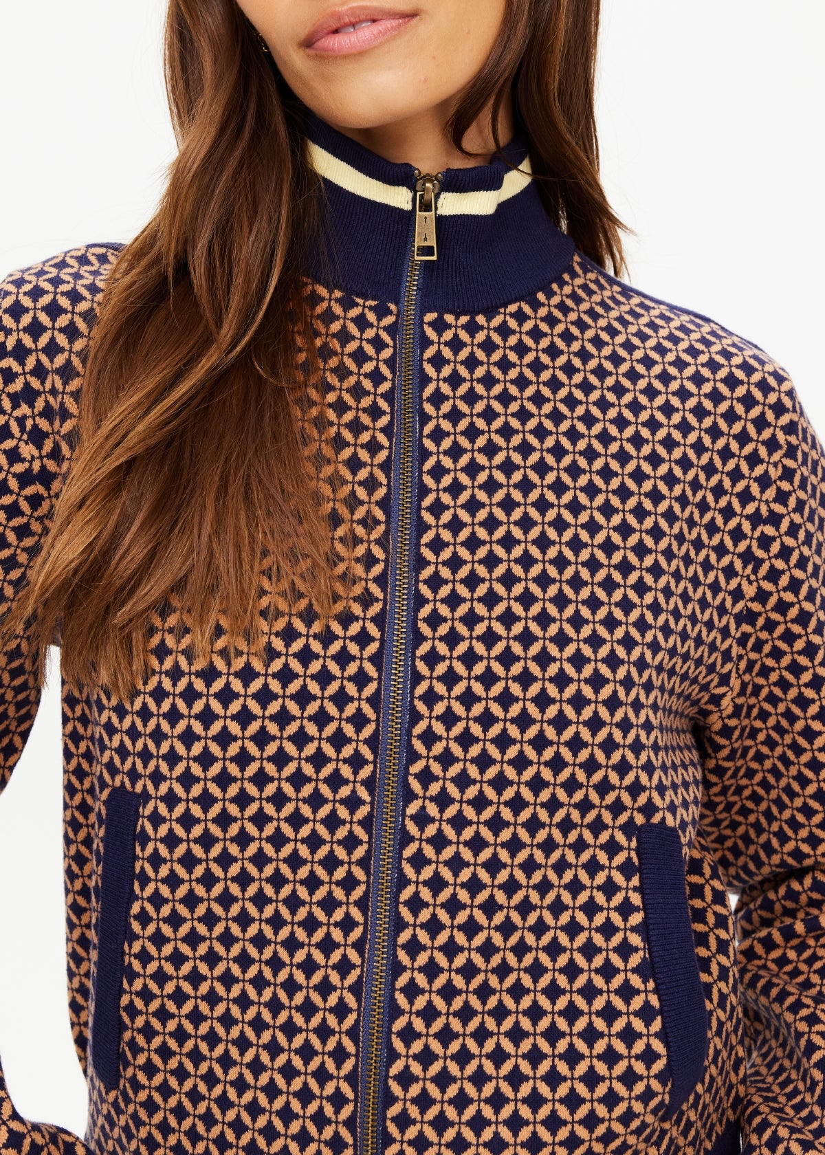 Crossroad Margot Knit Jacket - Geo