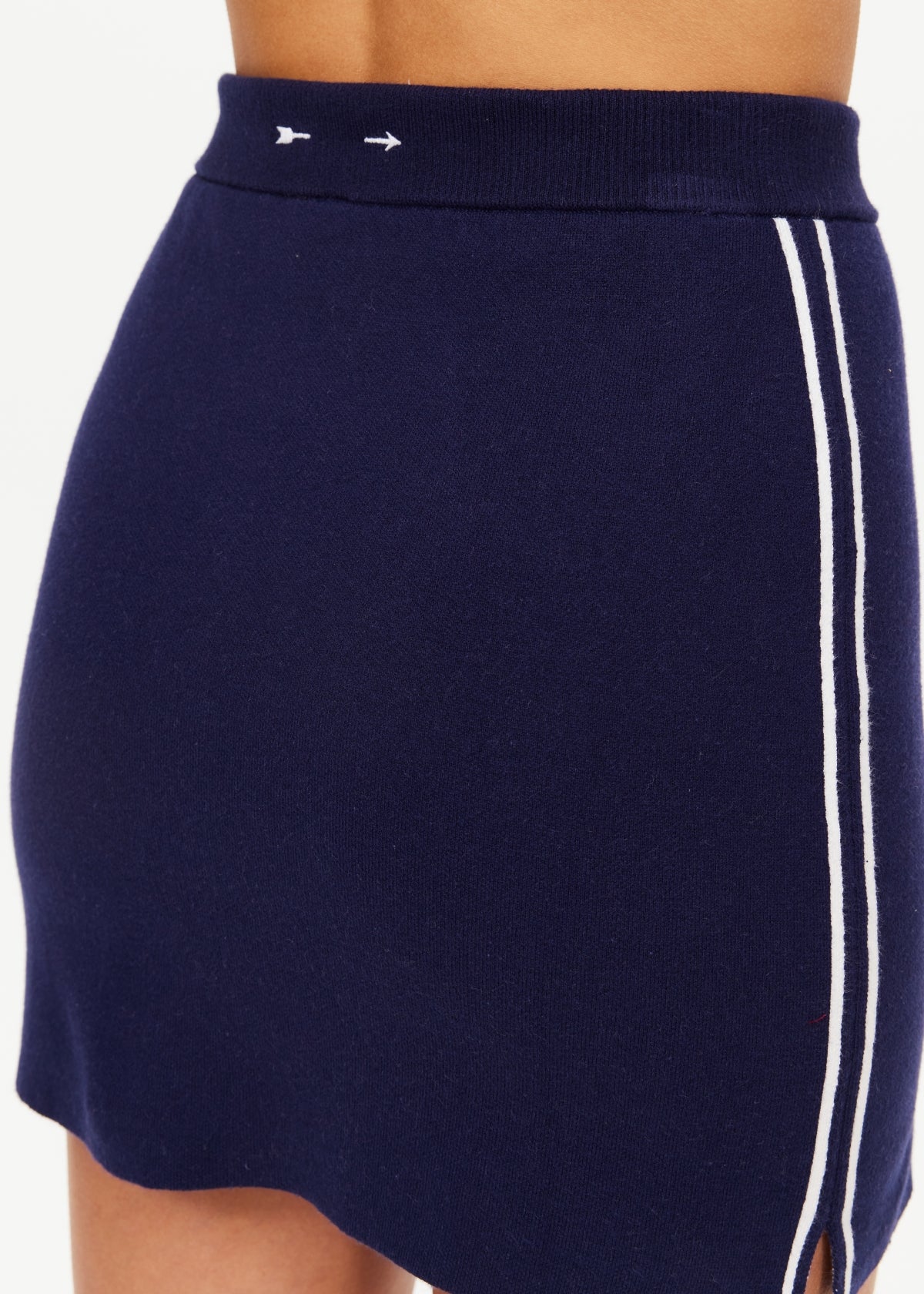 Eternity Zelma Knit Mini Skirt -Navy