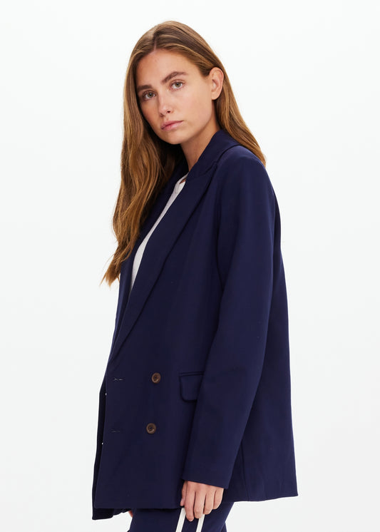 Double Breasted Blazer - Navy