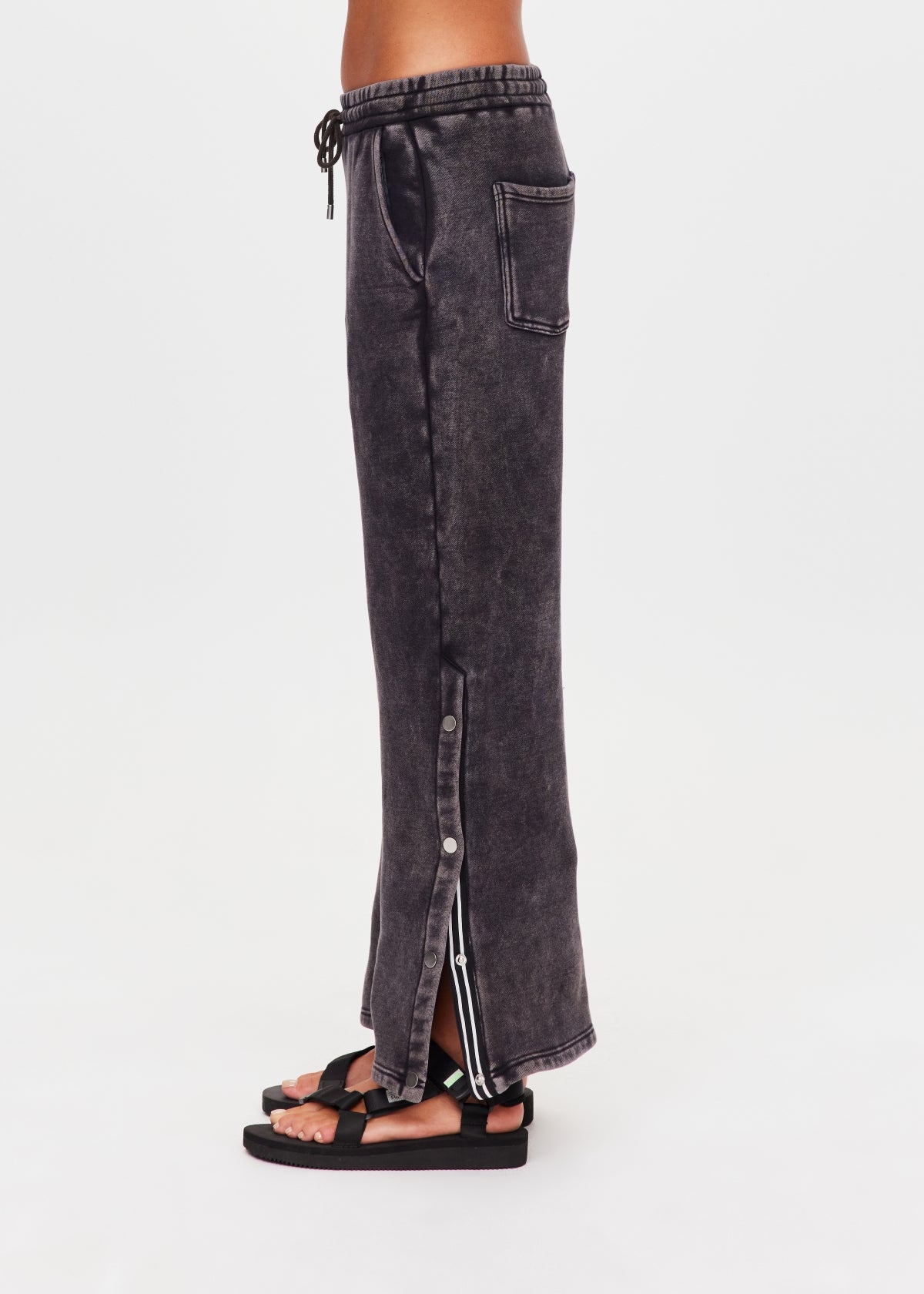 Cosmic Wide Leg Shana Pant - Washed Black
