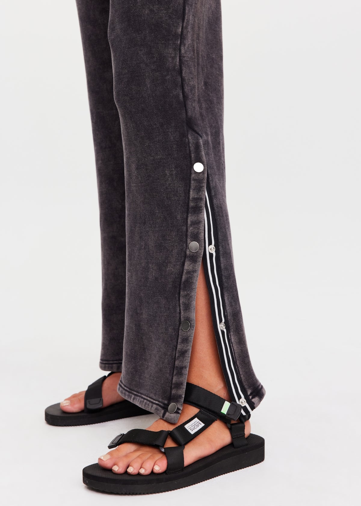 Cosmic Wide Leg Shana Pant - Washed Black