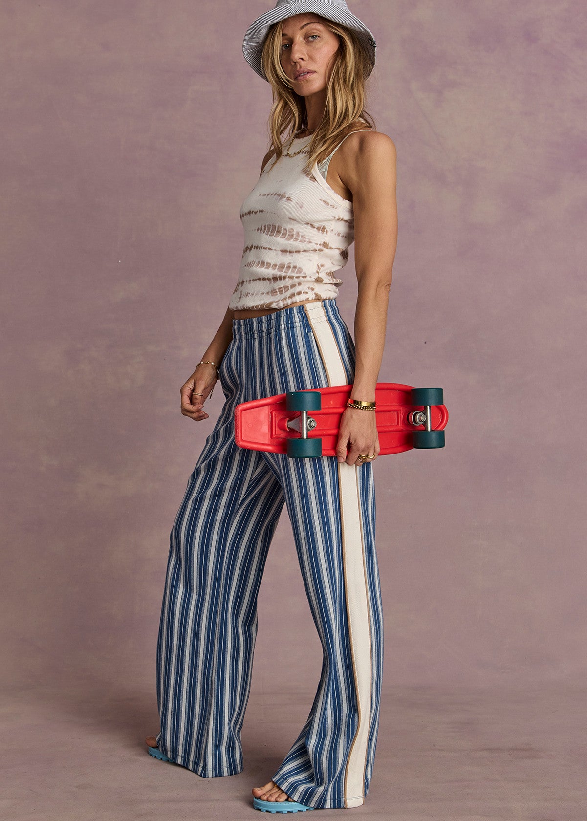 Palmas Marnie Wide Leg Pant - Denim