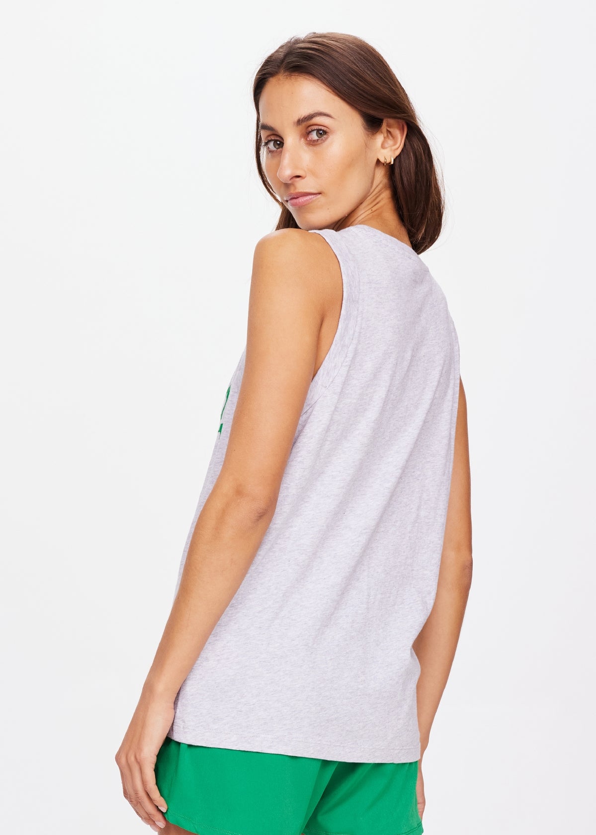 Jeet Tank - Grey Marle