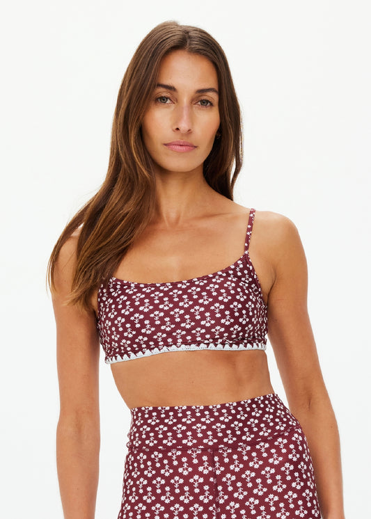 Firefly Hutton Scoop Bra - Floral