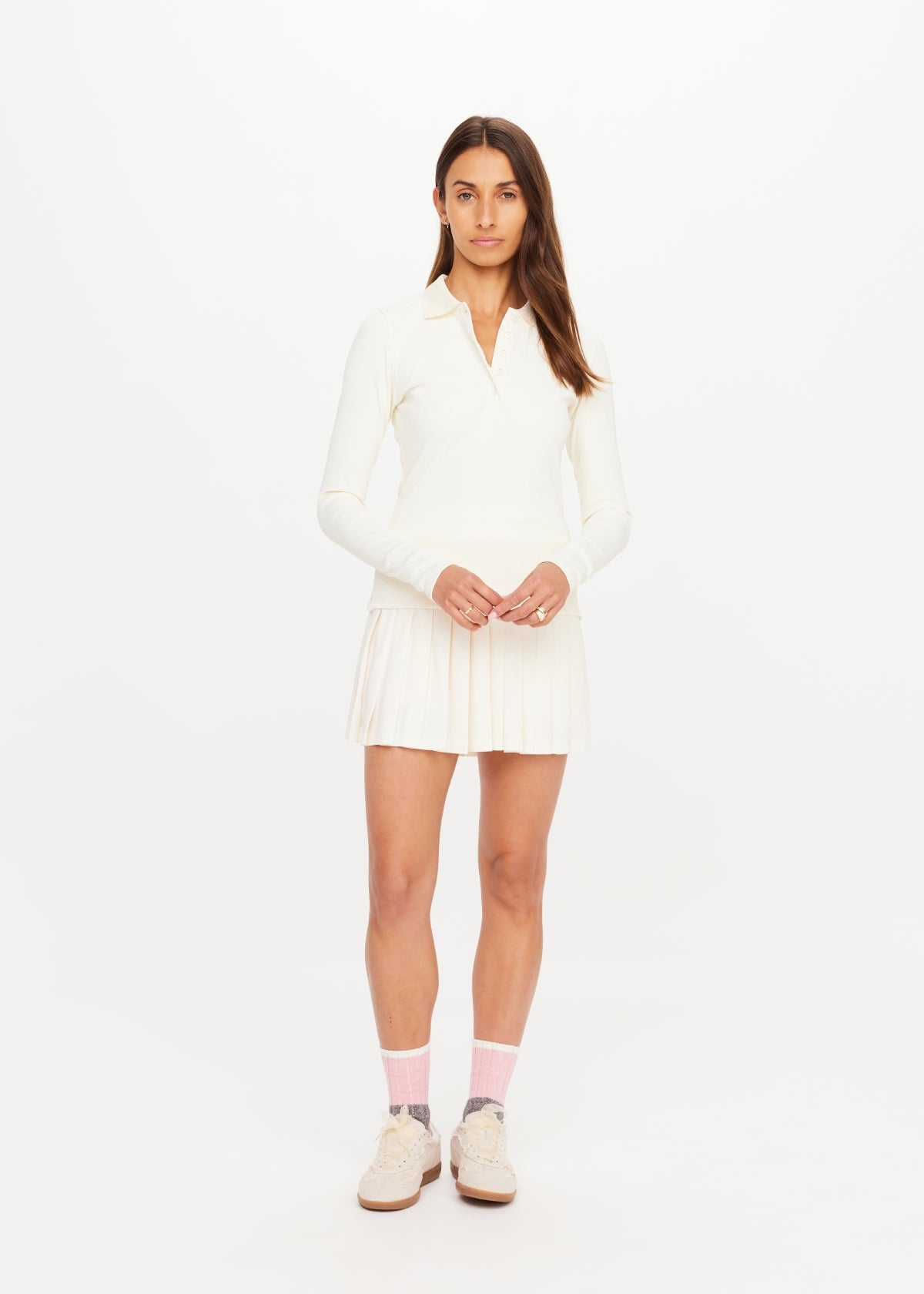 Cruz Collared Polo - Cream