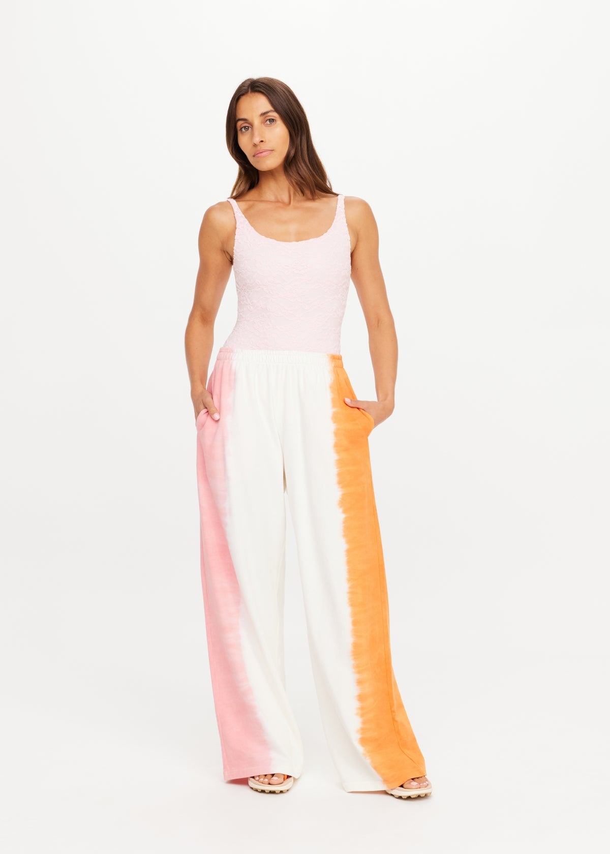 Tokio Wide Leg Pants - Tie Dye