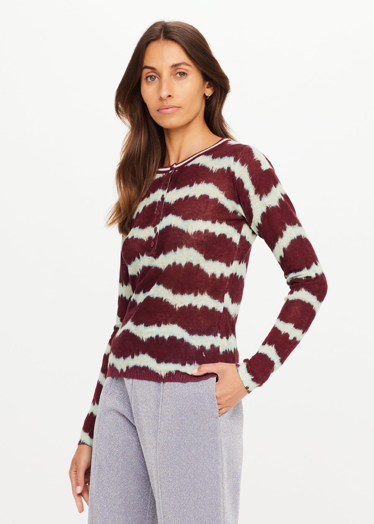 Rio Eli Long Sleeve Knit - Tie Dye